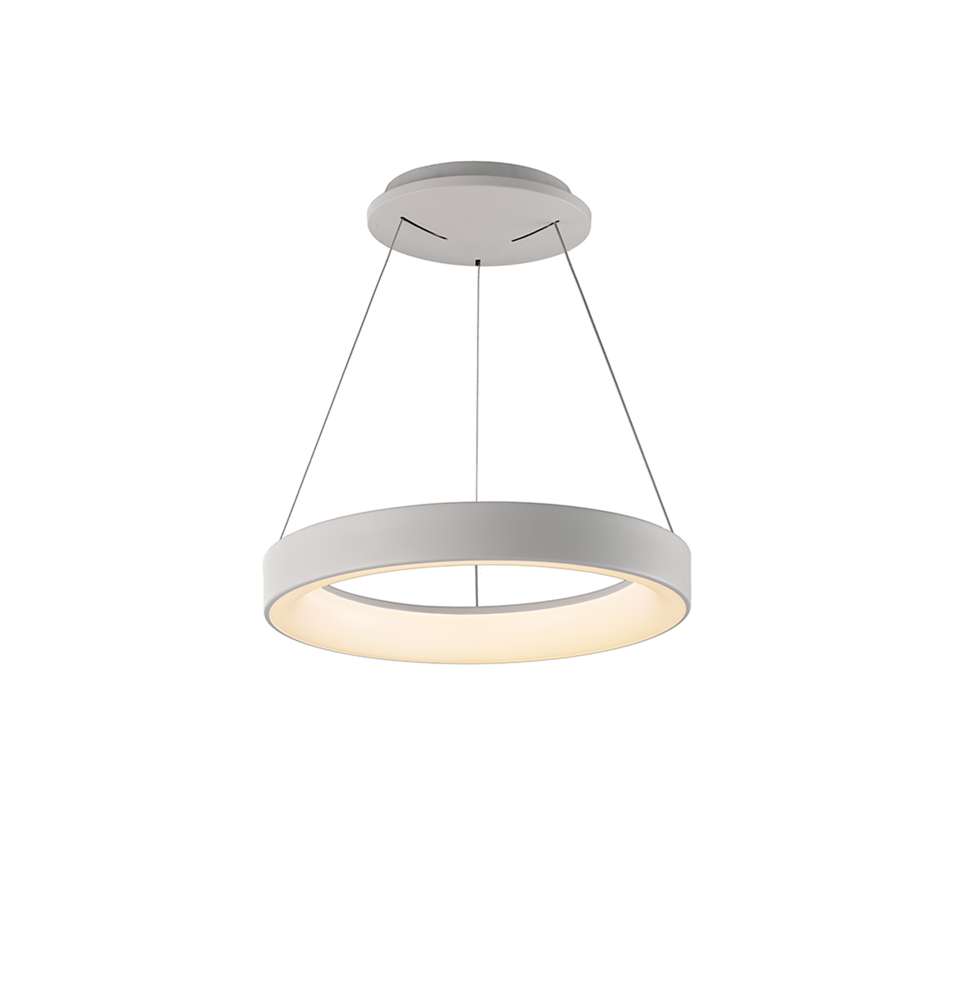 Niseko II White Ceiling Lights Mantra Ring Pendants